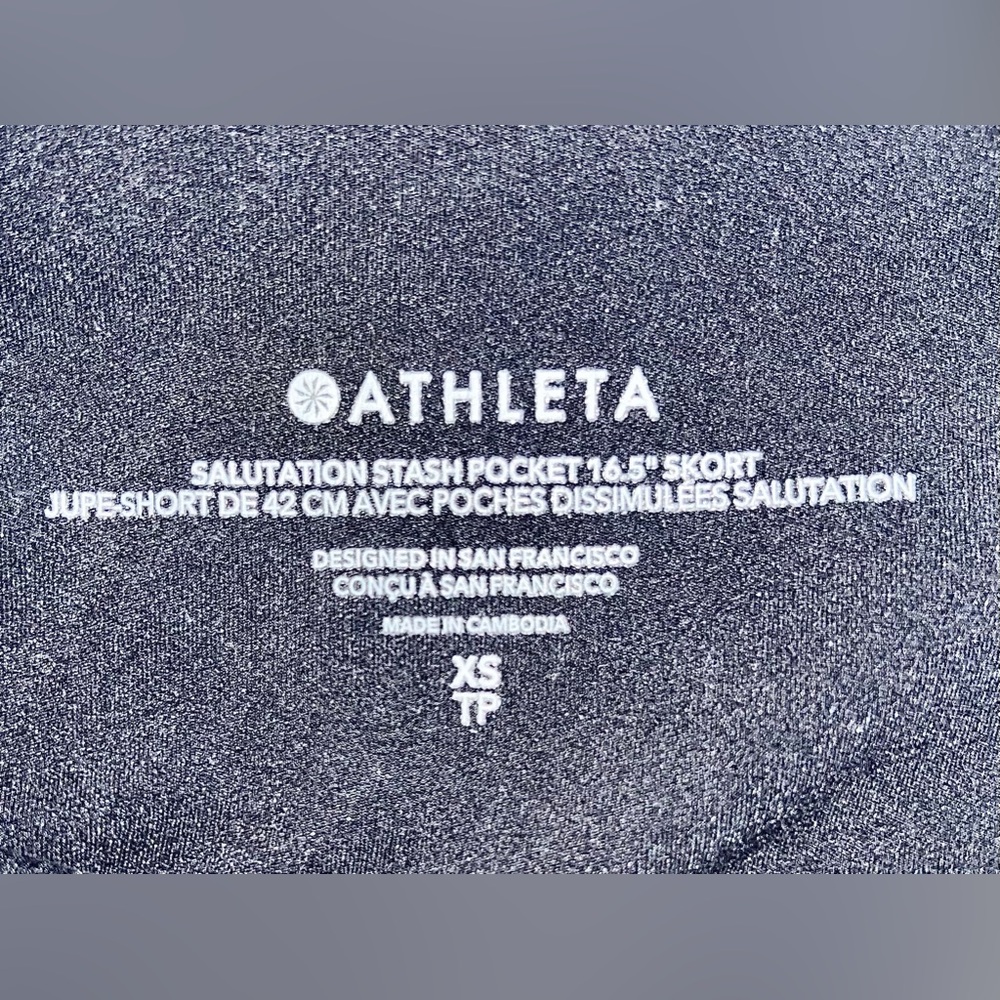 Athleta salutation stash pocket skirt with 16.5” length. - Picture 5 of 7